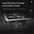 Quick Charge 3.0PD USB C Charger Socket Toyota